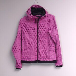 Bench Hooded Fuschia Rain Jacket - Size S